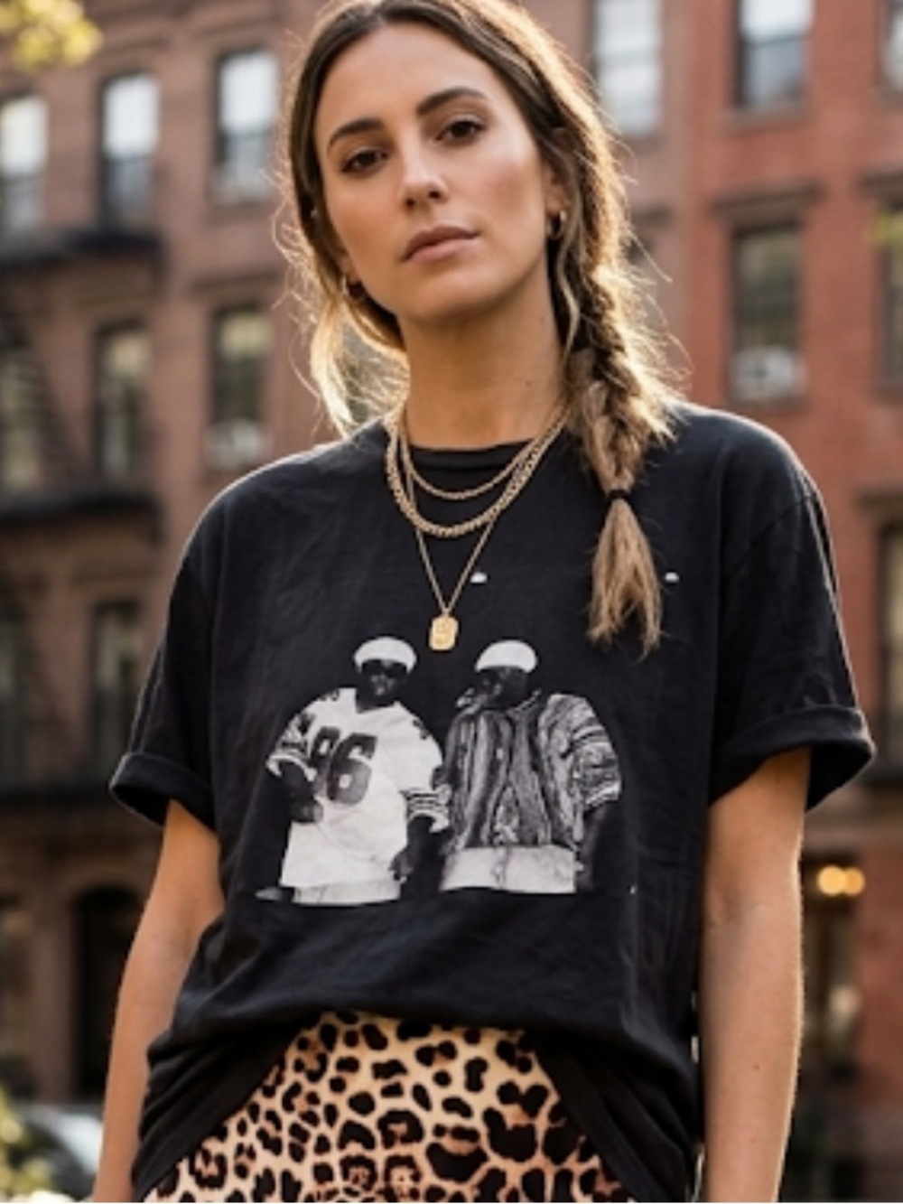 Tupac and biggie graphic tee